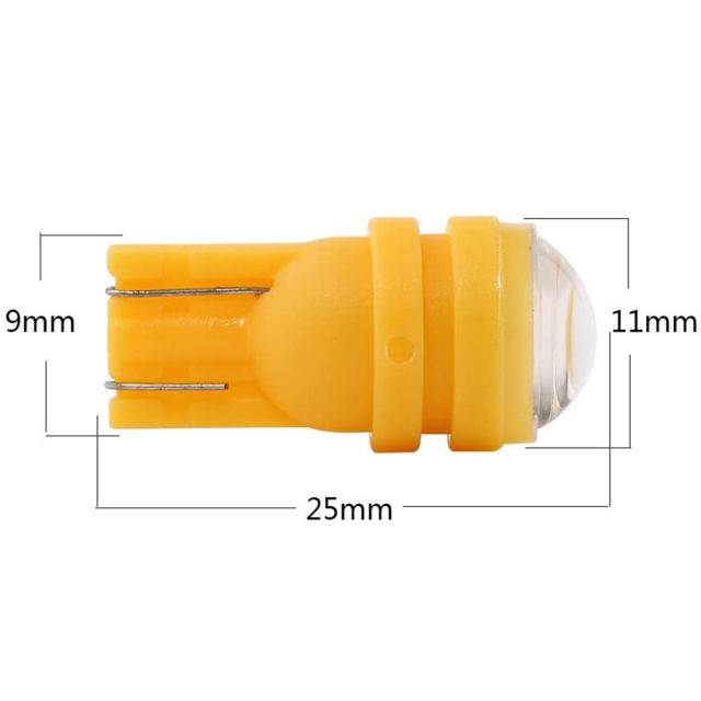 10x Car Light T10 LED W5W 2825 Wedge Dashboard Lights Parking Lights Interior Lamps