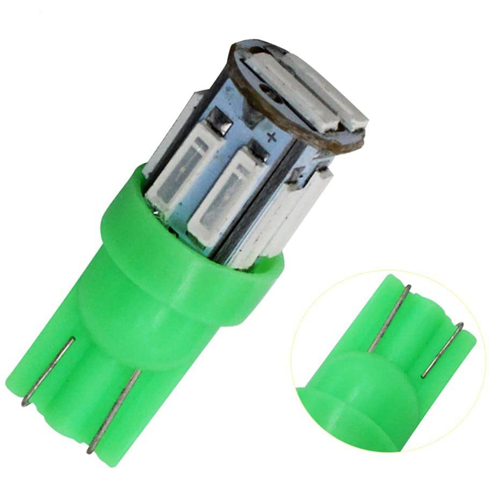 10x T10 LED W5W Lamp Interior Replacement 168 194 2825 Wedge Bulbs for 12V License Plate Map Dome Light