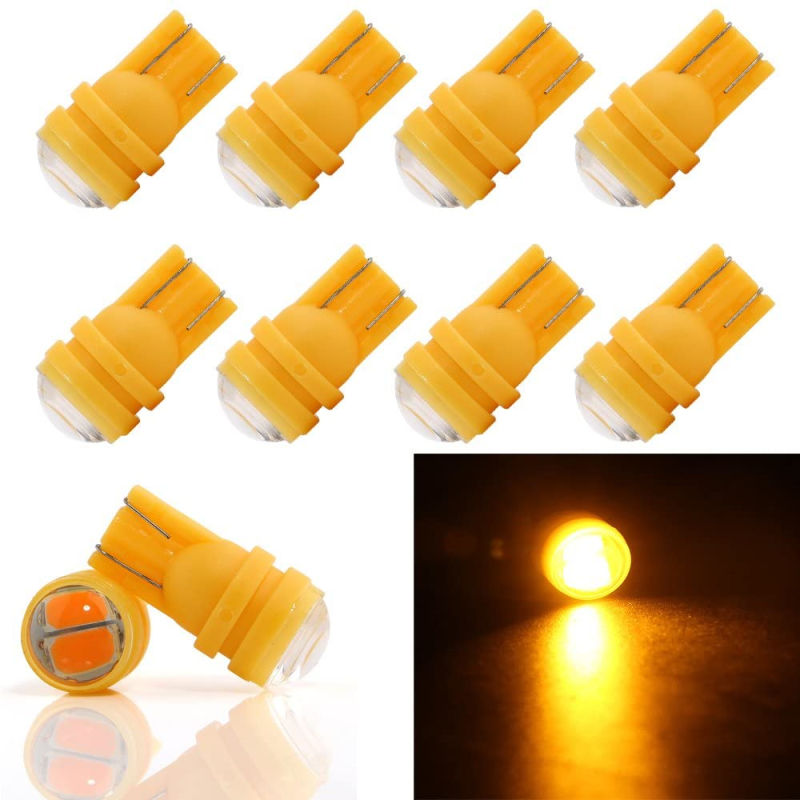 10x Car Light T10 LED W5W 2825 Wedge Dashboard Lights Parking Lights Interior Lamps
