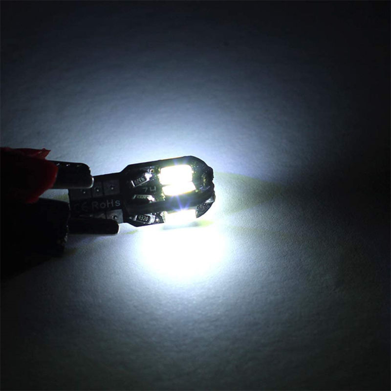 4x T10 W5W LED Bulb W5W 2825 158 194 Wedge Canbus Error Free Light Car Interior Lighting