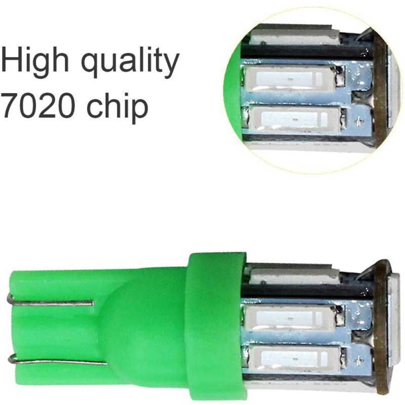 10x T10 LED W5W Lamp Interior Replacement 168 194 2825 Wedge Bulbs for 12V License Plate Map Dome Light