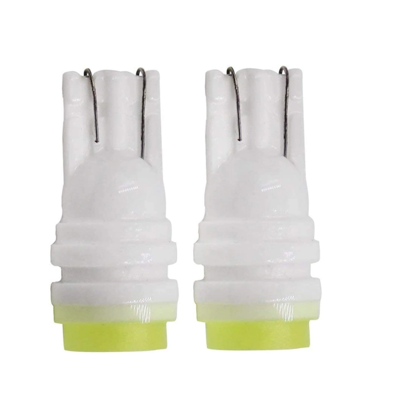 2x Ceramic T10 LED COB 1SMD W5W 168 194 2825 Car Lamp Reading Light