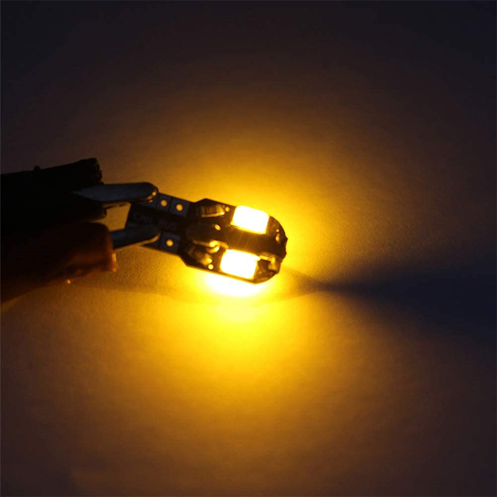 4x T10 W5W LED Bulb W5W 2825 158 194 Wedge Canbus Error Free Light Car Interior Lighting