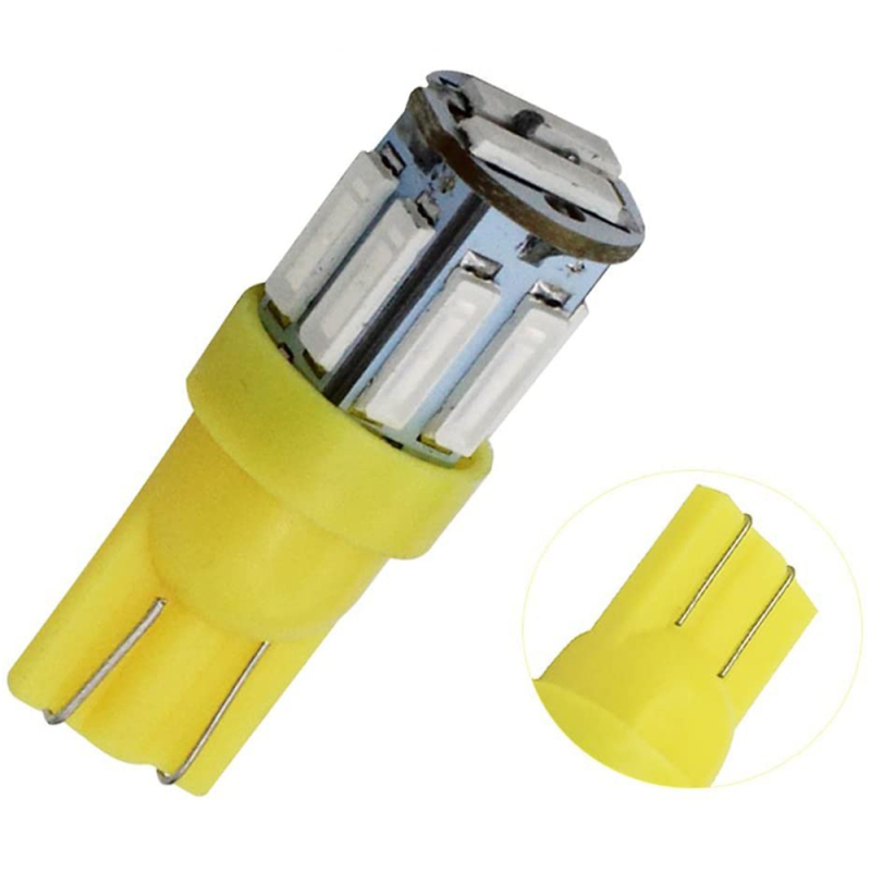 10x T10 LED W5W Lamp Interior Replacement 168 194 2825 Wedge Bulbs for 12V License Plate Map Dome Light