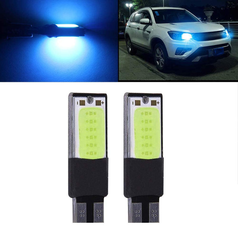 2x CANBUS T10 W5W COB LED Bulb Car Interior Lighting Map Dome Courtesy License Plate Light