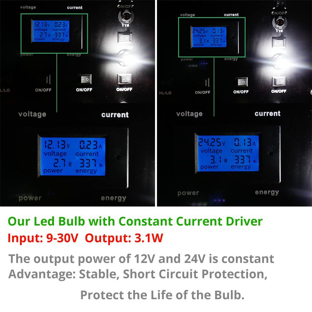 2x 9-30v 921 912 T15 LED Bulbs Lamps for Reverse Lights Xenon White