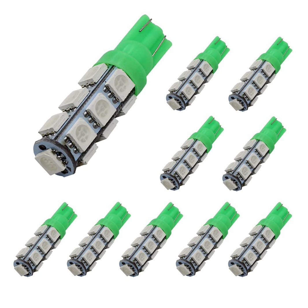 2x T10 W5W LED Bulbs 168 194 2825 Wedge Bulbs for 12V License Plate Map Dome Lamp