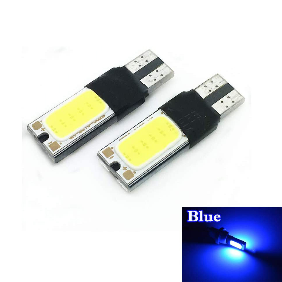 2x CANBUS T10 W5W COB LED Bulb Car Interior Lighting Map Dome Courtesy License Plate Light