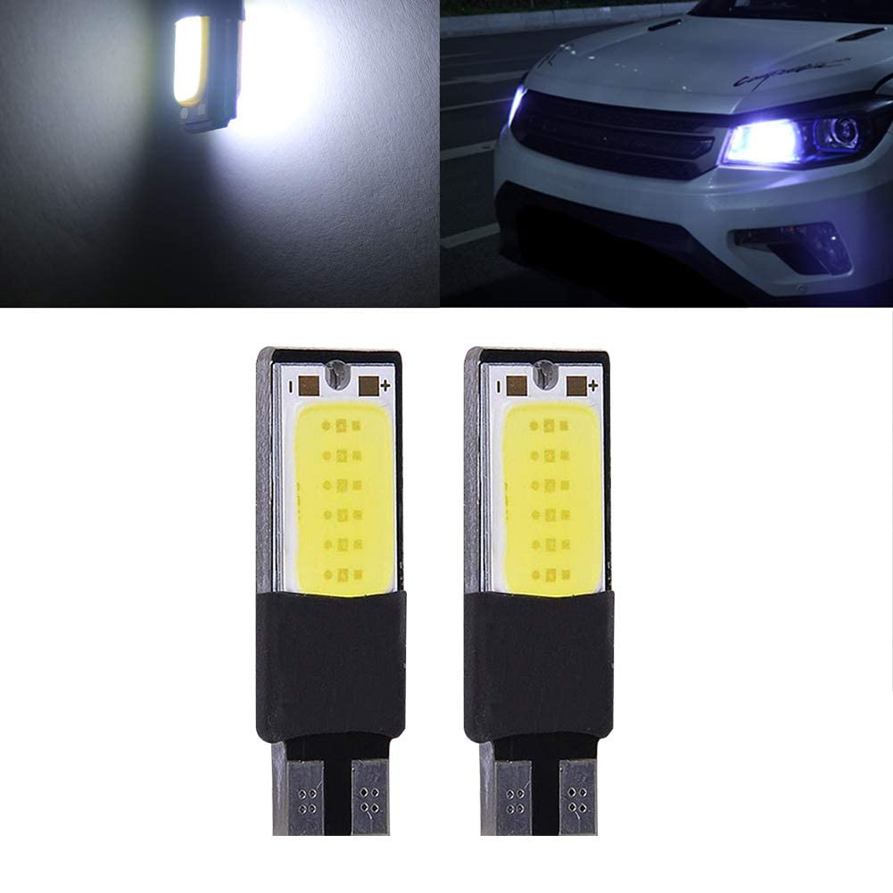 2x CANBUS T10 W5W COB LED Bulb Car Interior Lighting Map Dome Courtesy License Plate Light