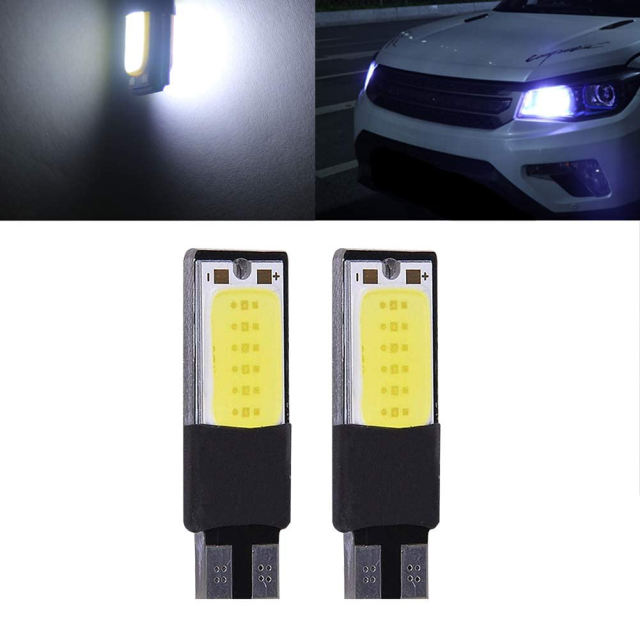 2x CANBUS T10 W5W COB LED Bulb Car Interior Lighting Map Dome Courtesy License Plate Light