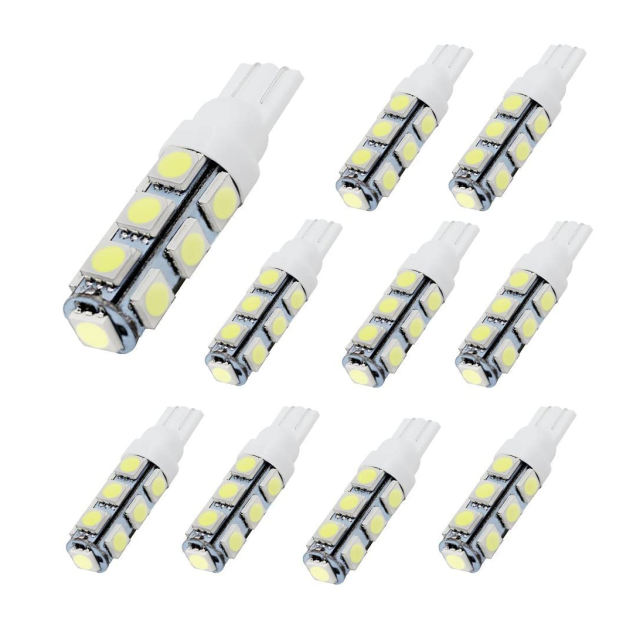 2x T10 W5W LED Bulbs 168 194 2825 Wedge Bulbs for 12V License Plate Map Dome Lamp