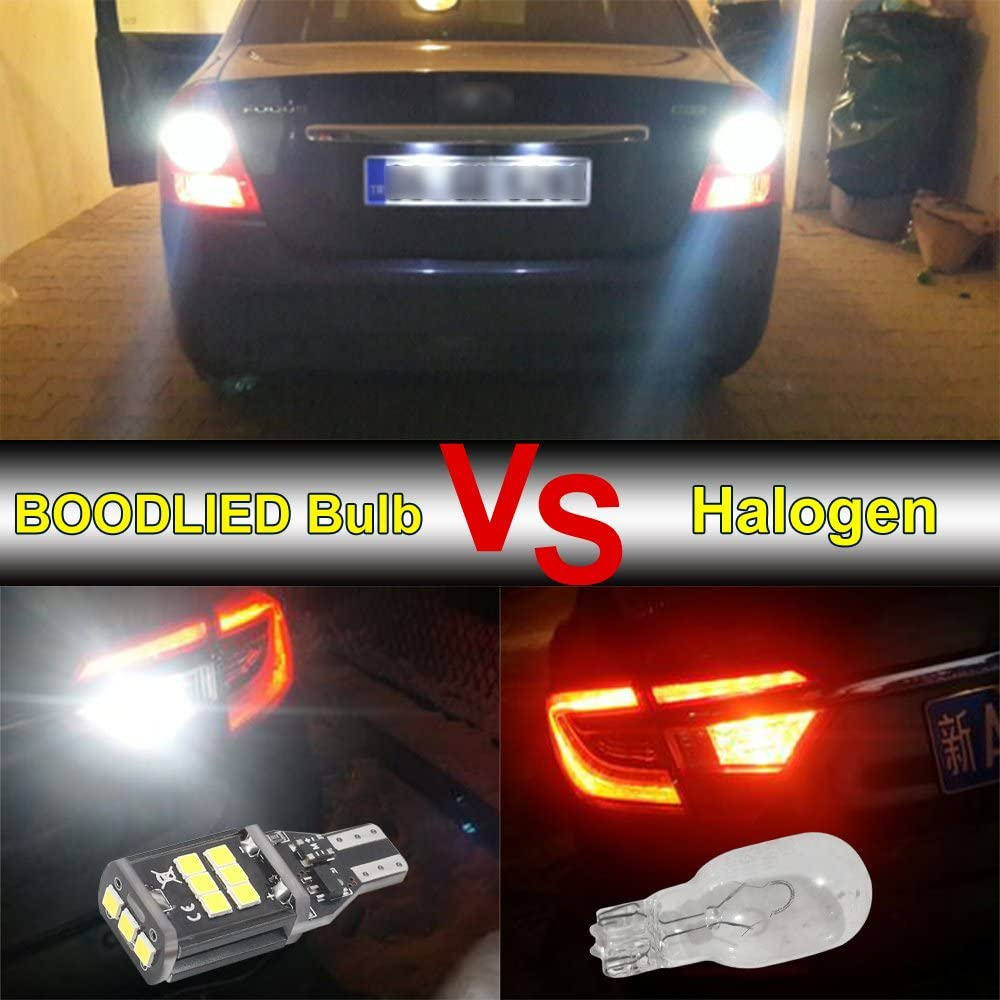 2x 9-30v 921 912 T15 LED Bulbs Lamps for Reverse Lights Xenon White