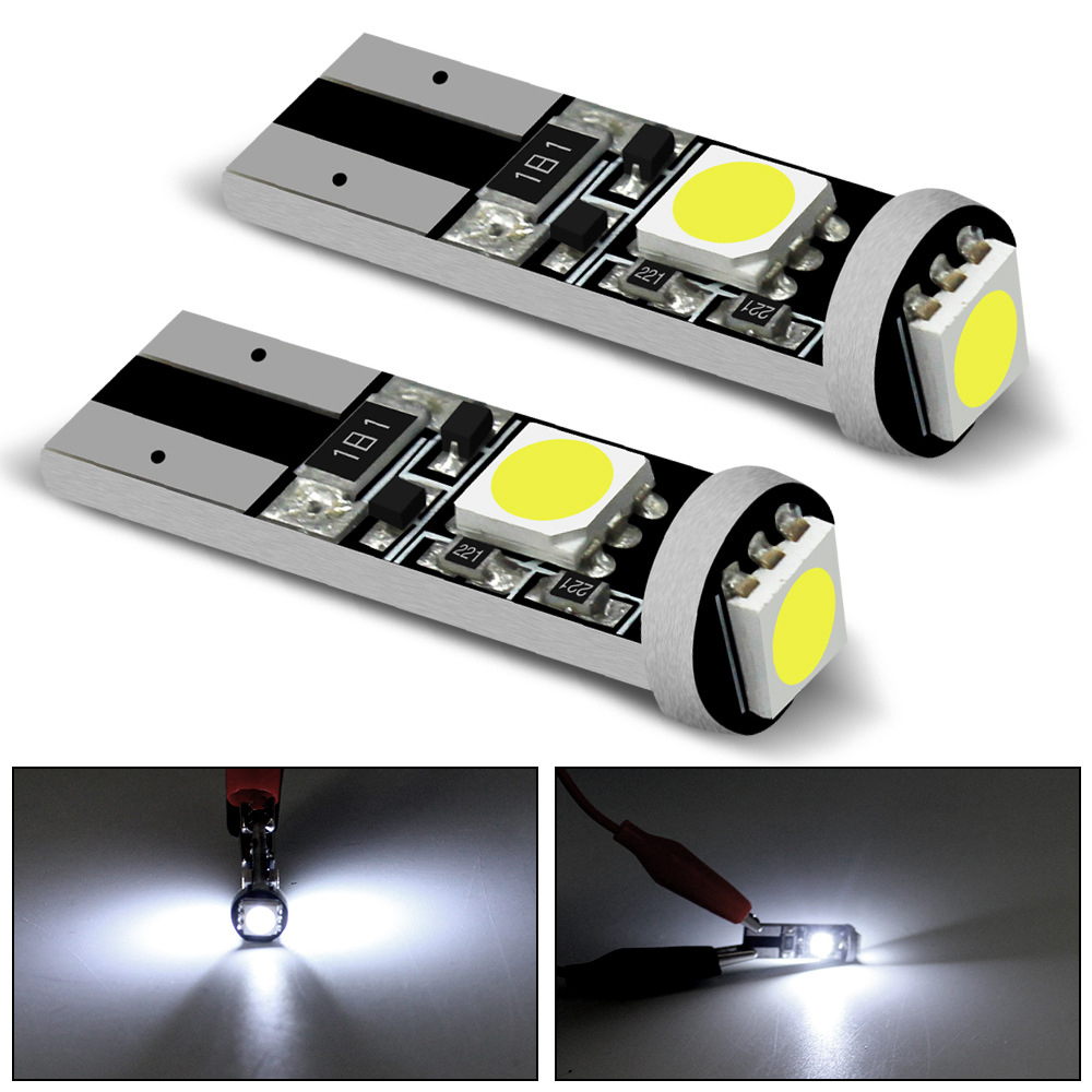 2x Canbus T10 W5w Lamp Reading Lamp License Plate Lamp Decoding Car Led Light
