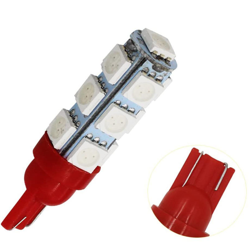 2x T10 W5W LED Bulbs 168 194 2825 Wedge Bulbs for 12V License Plate Map Dome Lamp