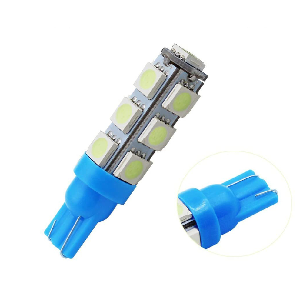 2x T10 W5W LED Bulbs 168 194 2825 Wedge Bulbs for 12V License Plate Map Dome Lamp