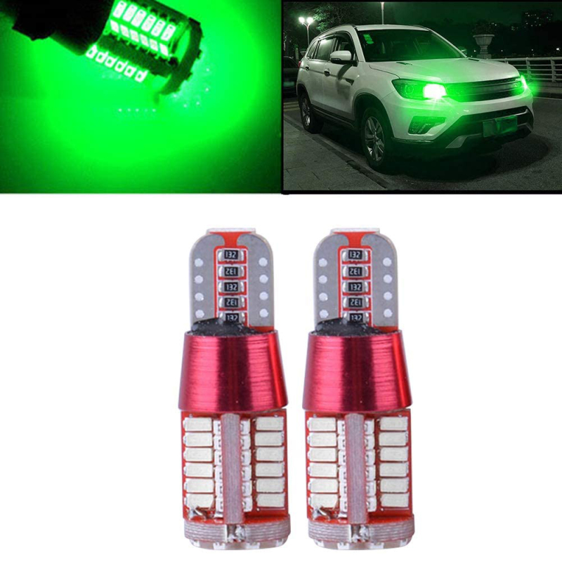 2x T10 Wedge W5W LED 2825 168 184 Canbus Error Free Dome Map Door Courtesy License Plate Bulbs