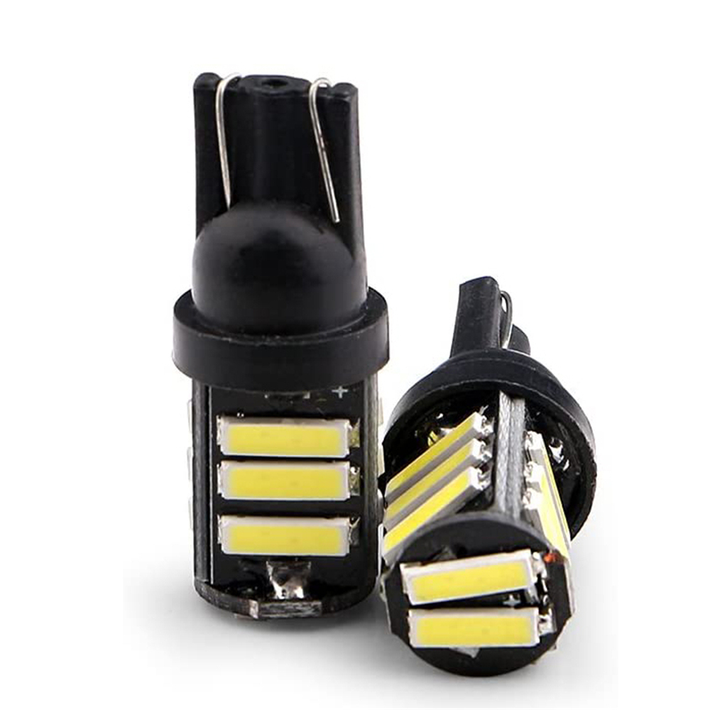 2x T10 W5W Wedge 7014 7020 Chip 11-SMD LED 168 194 921 2825 Map Dome Light Bulbs License Plate Light