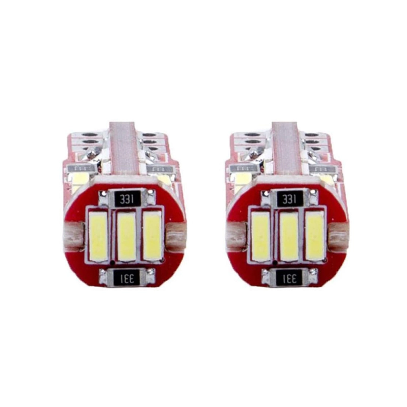 2x T10 Error Free 194 168 LED Bulb W5W Lamp Car Interior Lighting Map Dome Courtesy License Plate Light