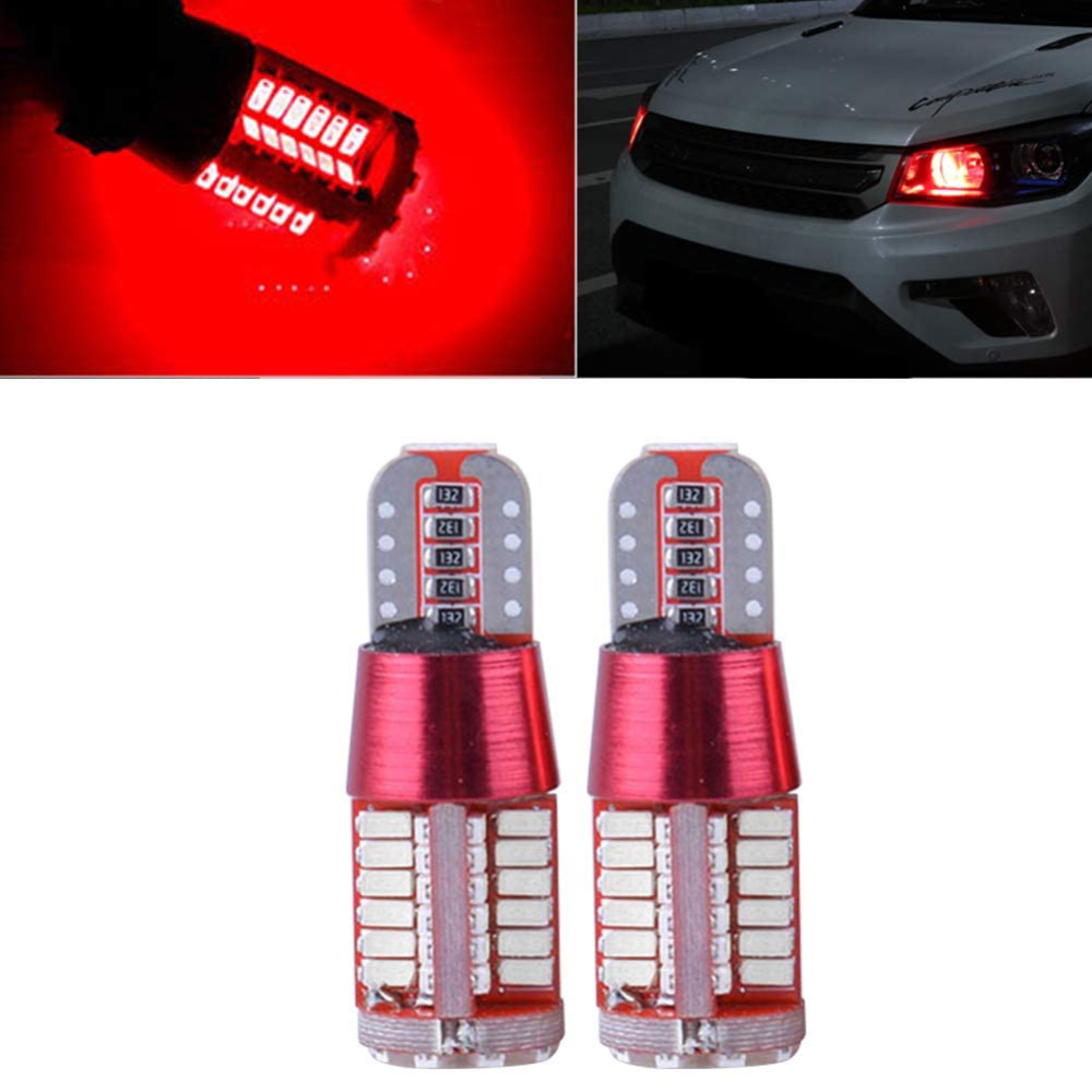 2x T10 Wedge W5W LED 2825 168 184 Canbus Error Free Dome Map Door Courtesy License Plate Bulbs