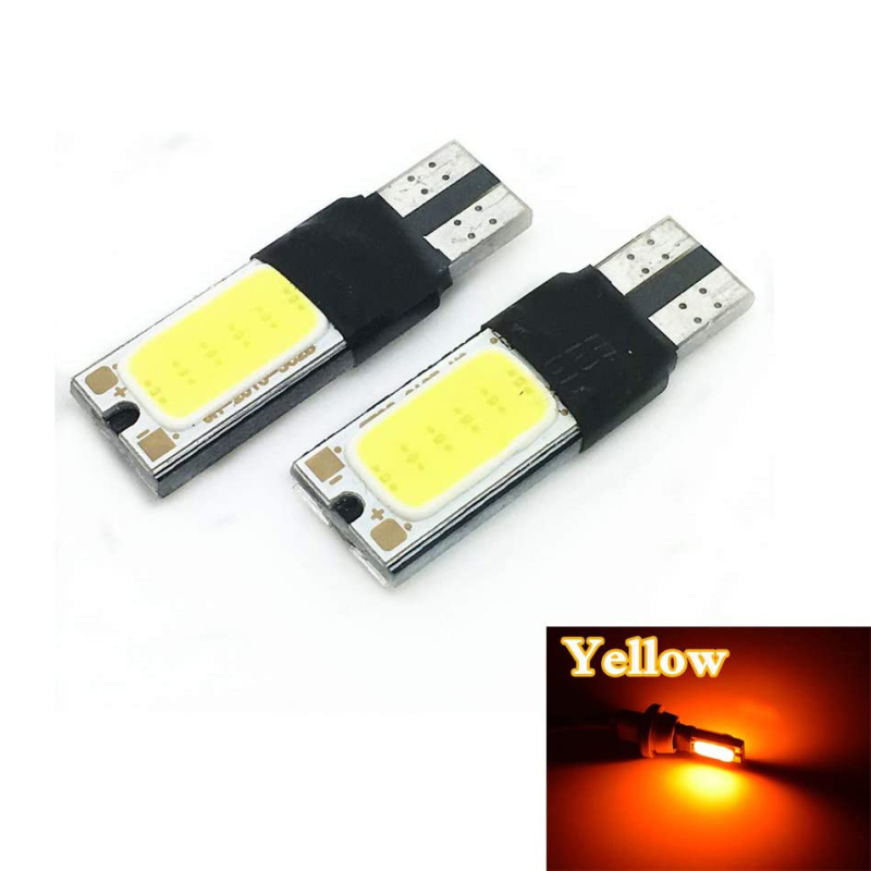 2x CANBUS T10 W5W COB LED Bulb Car Interior Lighting Map Dome Courtesy License Plate Light