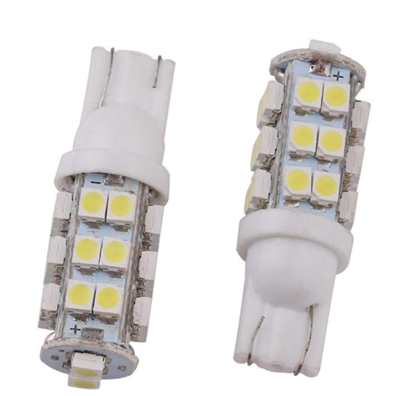 4x T10 194 168 LED Bulb W5W 2825 158 194 Wedge Lamp Car Interior Lighting Map Dome Courtesy License Plate Light