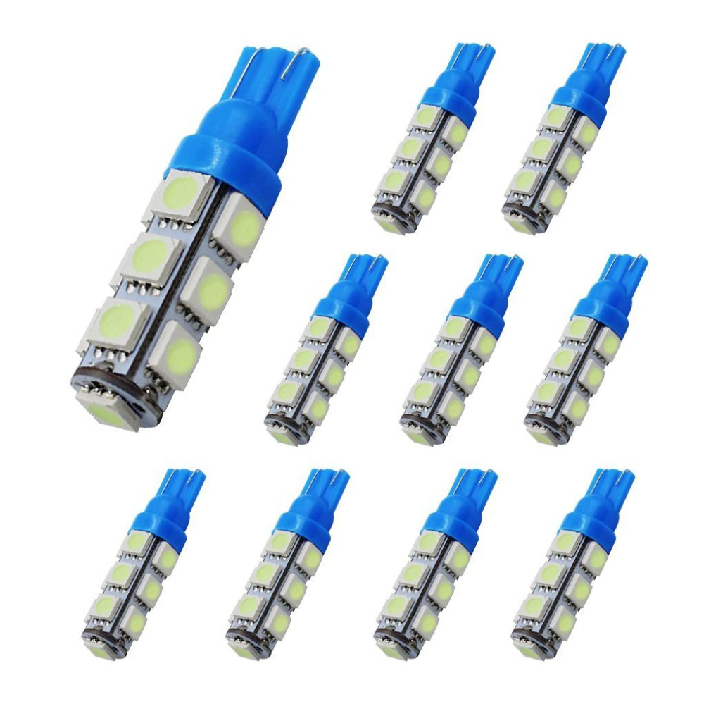 2x T10 W5W LED Bulbs 168 194 2825 Wedge Bulbs for 12V License Plate Map Dome Lamp