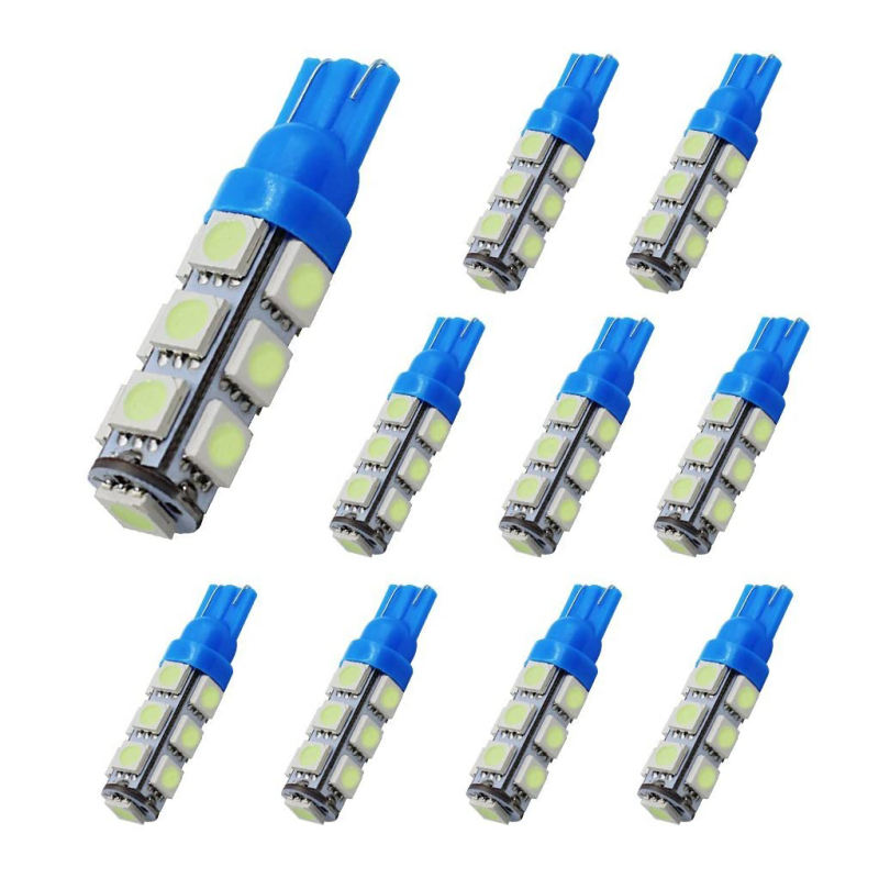 2x T10 W5W LED Bulbs 168 194 2825 Wedge Bulbs for 12V License Plate Map Dome Lamp