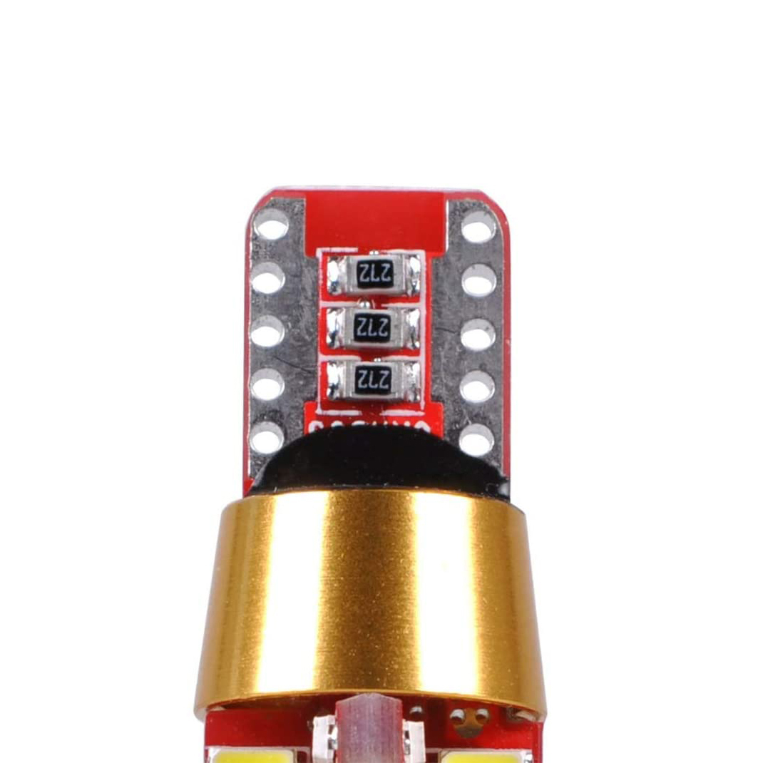 2x T10 LED CANBUS Error Free W5W Bulb 2825 158 194 Wedge Light Car Interior Lighting Parking License Plate Light