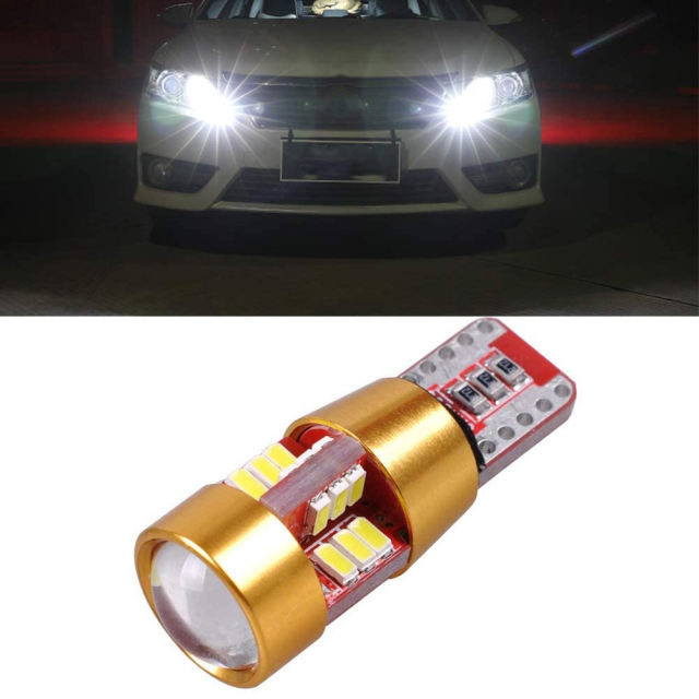 2x T10 LED CANBUS Error Free W5W Bulb 2825 158 194 Wedge Light Car Interior Lighting Parking License Plate Light