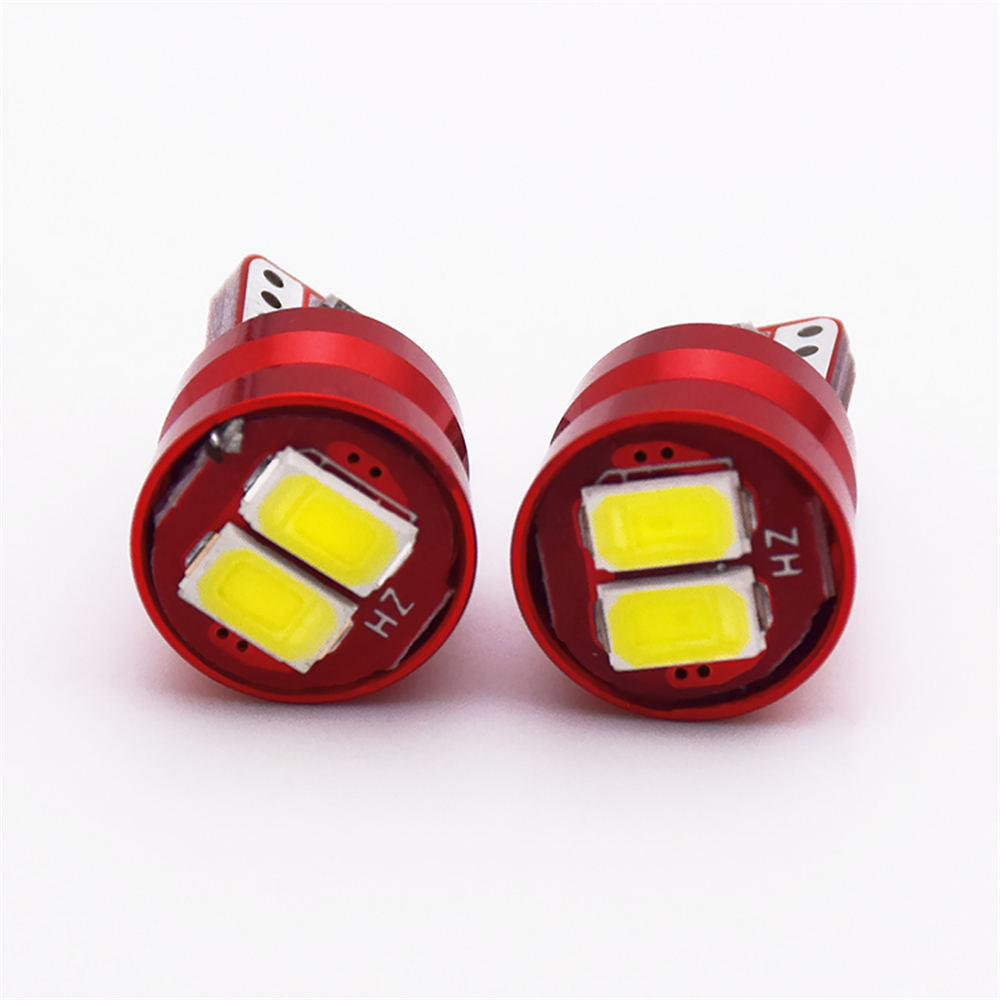 2x T10 W5W Car LED Bulbs Auto Interior Dome Lights Door Reading Light LED Parking Trunk Lamps