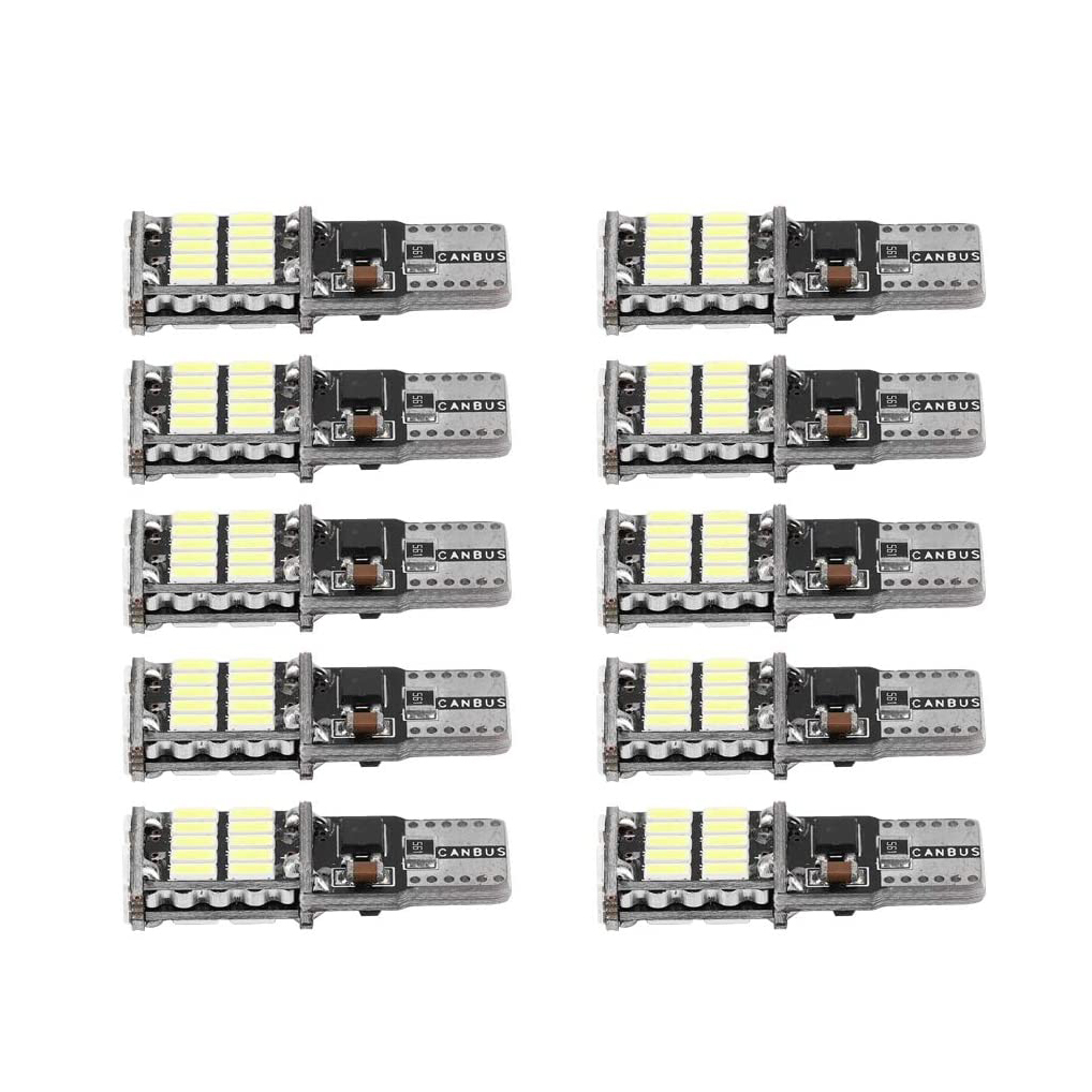 2x T10 Car Decoding LED Canbus Bulb Error Free Light Side Marker Bulb