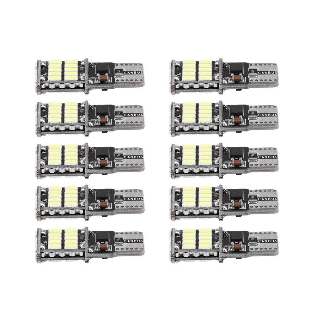 2x T10 Car Decoding LED Canbus Bulb Error Free Light Side Marker Bulb