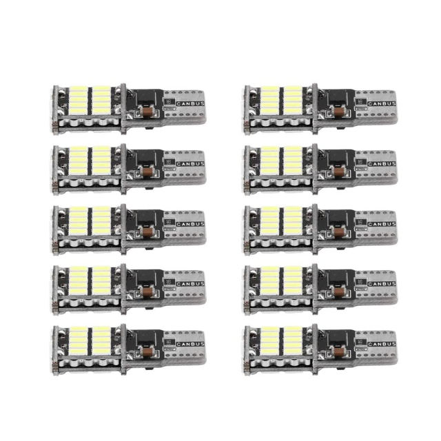 2x T10 Car Decoding LED Canbus Bulb Error Free Light Side Marker Bulb