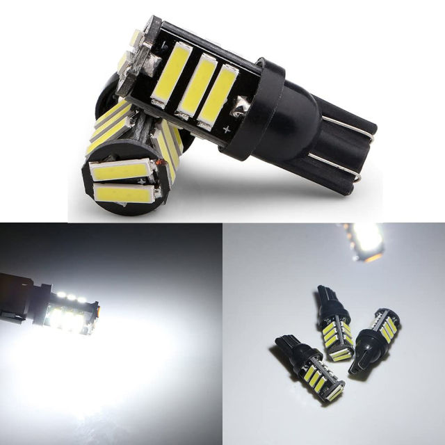 2x T10 W5W Wedge 7014 7020 Chip 11-SMD LED 168 194 921 2825 Map Dome Light Bulbs License Plate Light