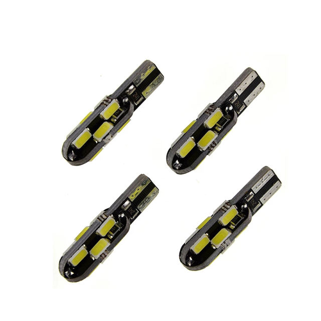 2x T10 W5W LED Car 194 Wedge Lights No Error Free OBC Auto License Plate Parking Lamp
