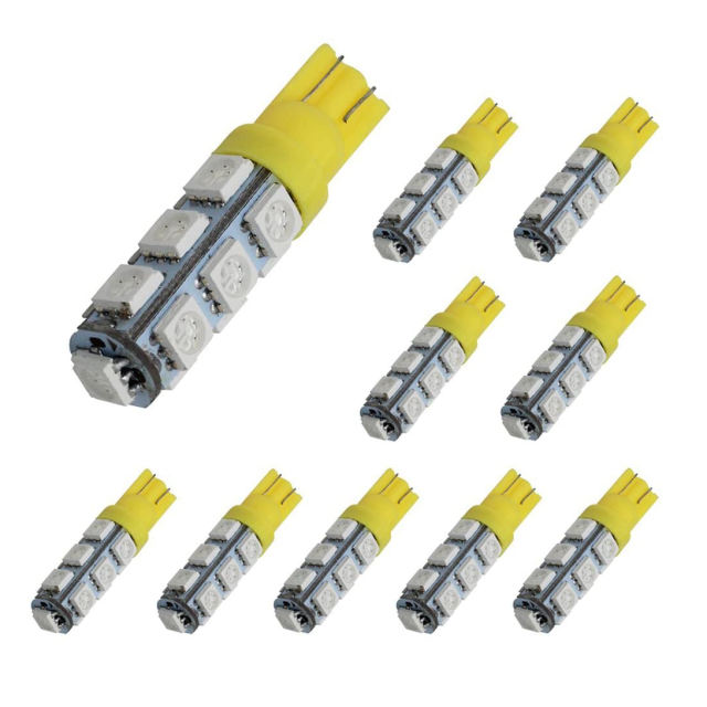 2x T10 W5W LED Bulbs 168 194 2825 Wedge Bulbs for 12V License Plate Map Dome Lamp