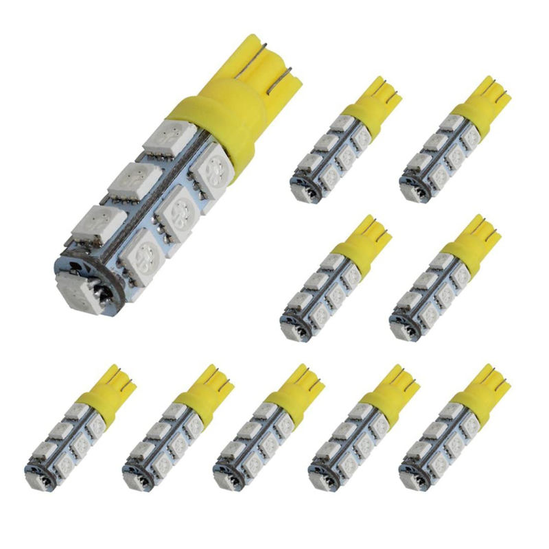 2x T10 W5W LED Bulbs 168 194 2825 Wedge Bulbs for 12V License Plate Map Dome Lamp
