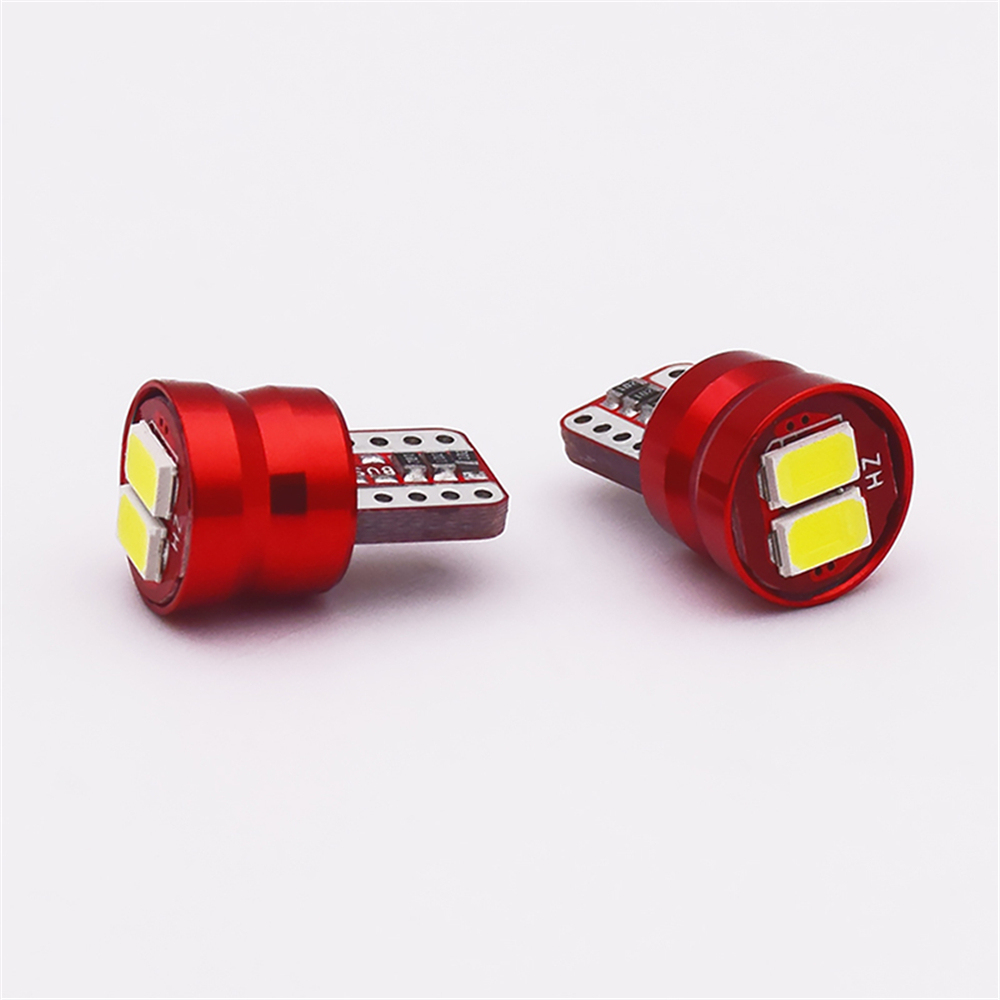 2x T10 W5W Car LED Bulbs Auto Interior Dome Lights Door Reading Light LED Parking Trunk Lamps