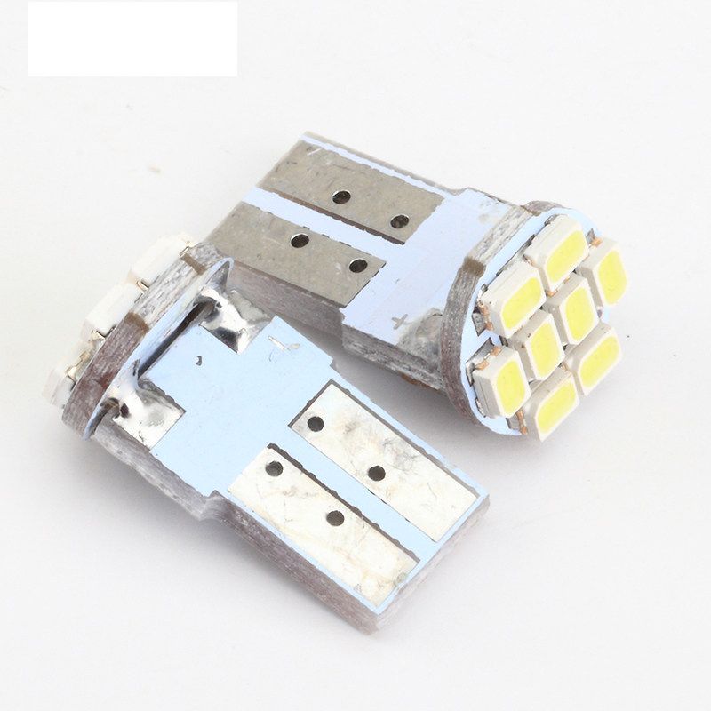 2x T10 Car Led Interior Light 194 168 192 W5W Wedge Lighting License Lamp DC 12V Dash Light