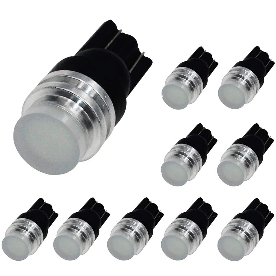 2x T10 LED Car Interior Exterior Light License Plate Side Marker Lights Map Dome Lamp Reverse Bulb