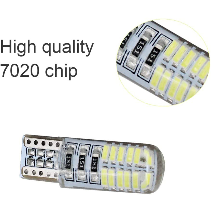 2x T10 LED Car Interior Side Lights Dashboard Side Marker Light Map Dome Lamp