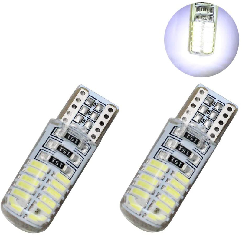 2x T10 LED Car Interior Side Lights Dashboard Side Marker Light Map Dome Lamp