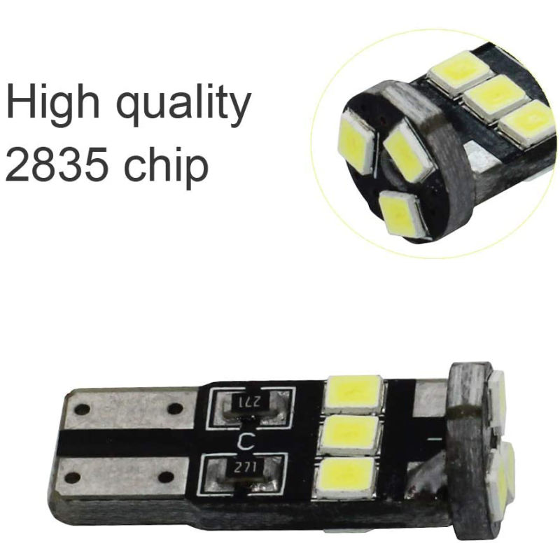 2x T10 LED W5W Car Interior Replacement Lights 168 194 2825 Wedge Bulbs Dashboard Side Marker Light Map Dome Lamp