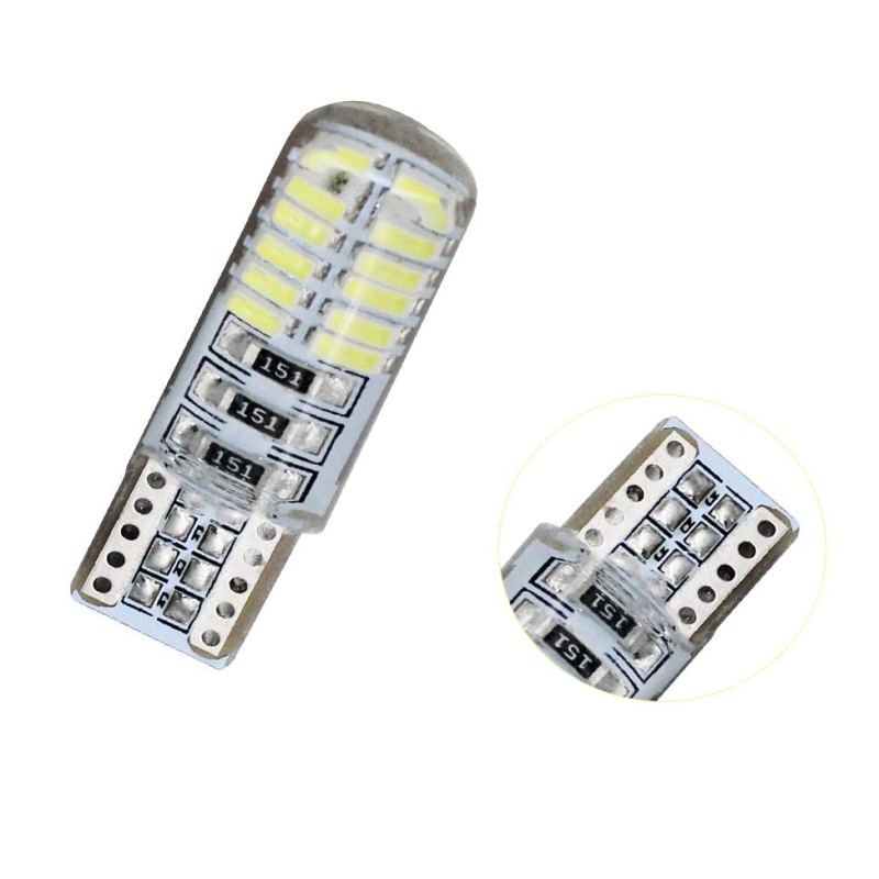 2x T10 LED Car Interior Side Lights Dashboard Side Marker Light Map Dome Lamp