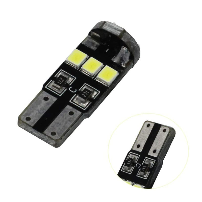 2x T10 LED W5W Car Interior Replacement Lights 168 194 2825 Wedge Bulbs Dashboard Side Marker Light Map Dome Lamp
