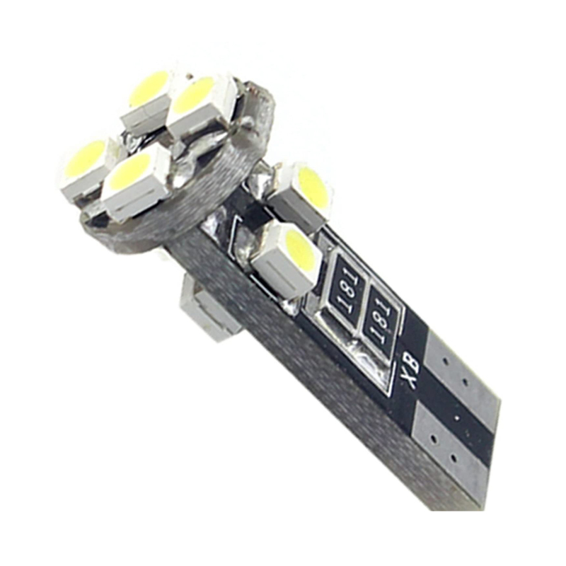 10x Canbus T10 W5W LED Bulbs w/Built-in Load Resistors for European Cars Interior Light