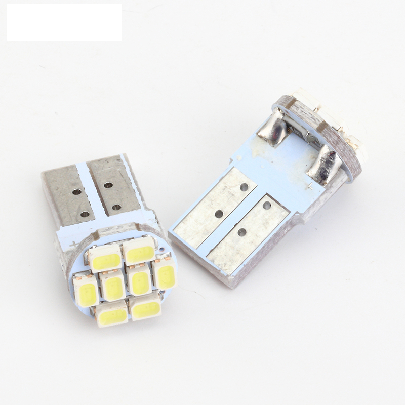 2x T10 Car Led Interior Light 194 168 192 W5W Wedge Lighting License Lamp DC 12V Dash Light