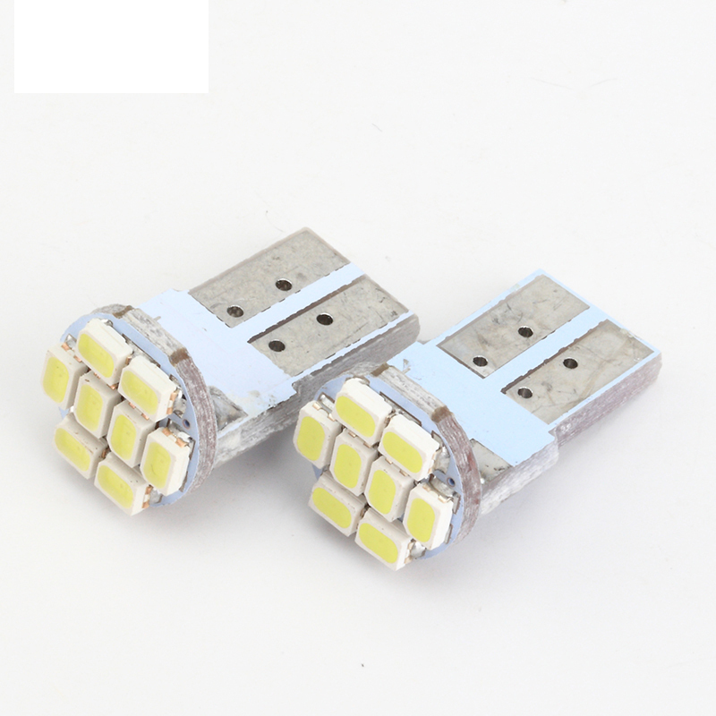 2x T10 Car Led Interior Light 194 168 192 W5W Wedge Lighting License Lamp DC 12V Dash Light