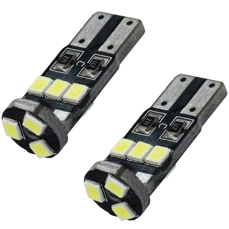 2x T10 LED W5W Car Interior Replacement Lights 168 194 2825 Wedge Bulbs Dashboard Side Marker Light Map Dome Lamp