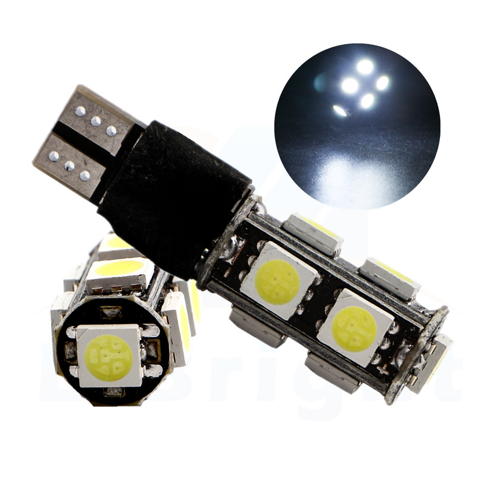 2x W5W Constant Strobe Flash T10 Canbus Led Bulb Auto Indicator Lights No Error Led Car Driving Lights